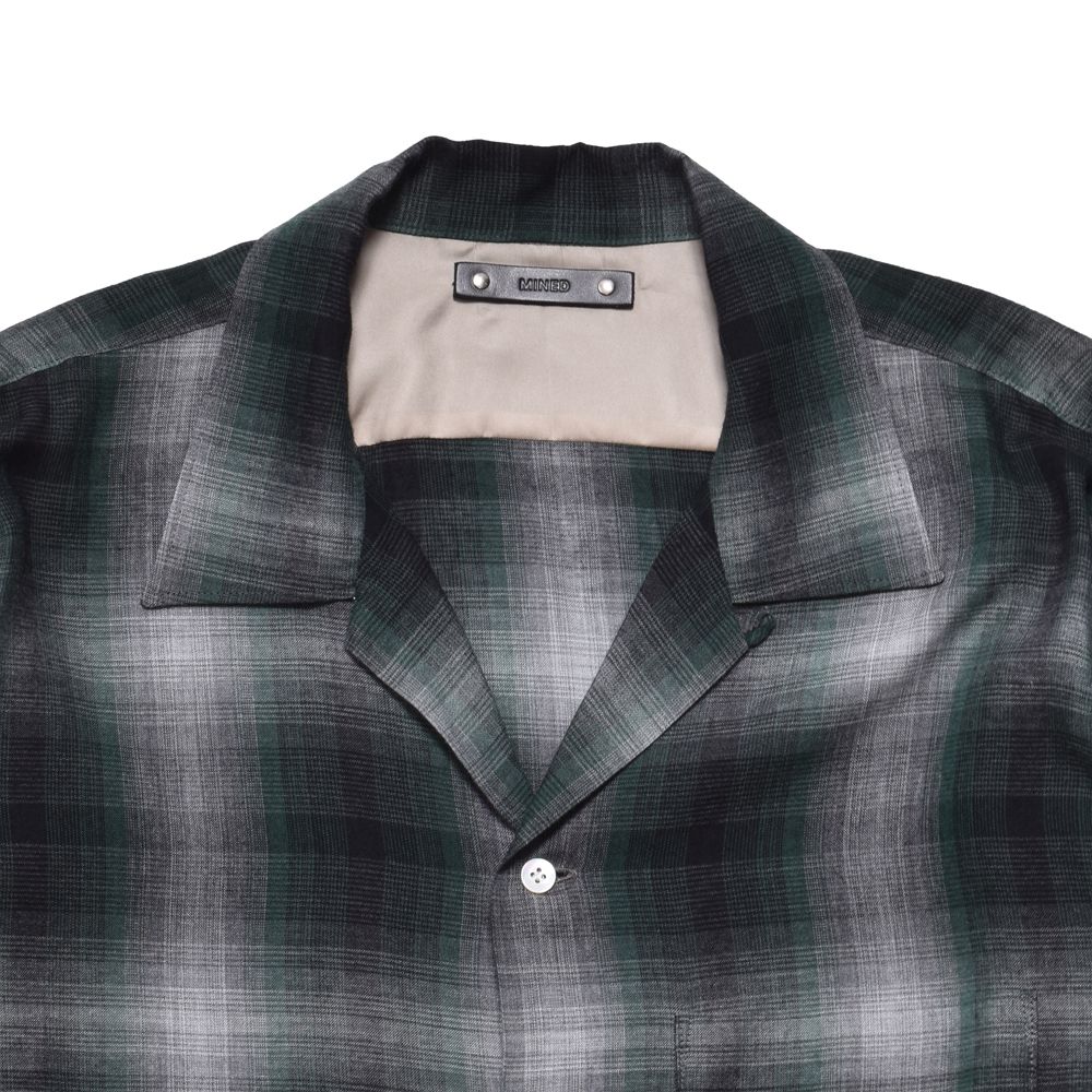 T.Rayon Ombre Open Collar Shirt  - GPT / MDFBF09501