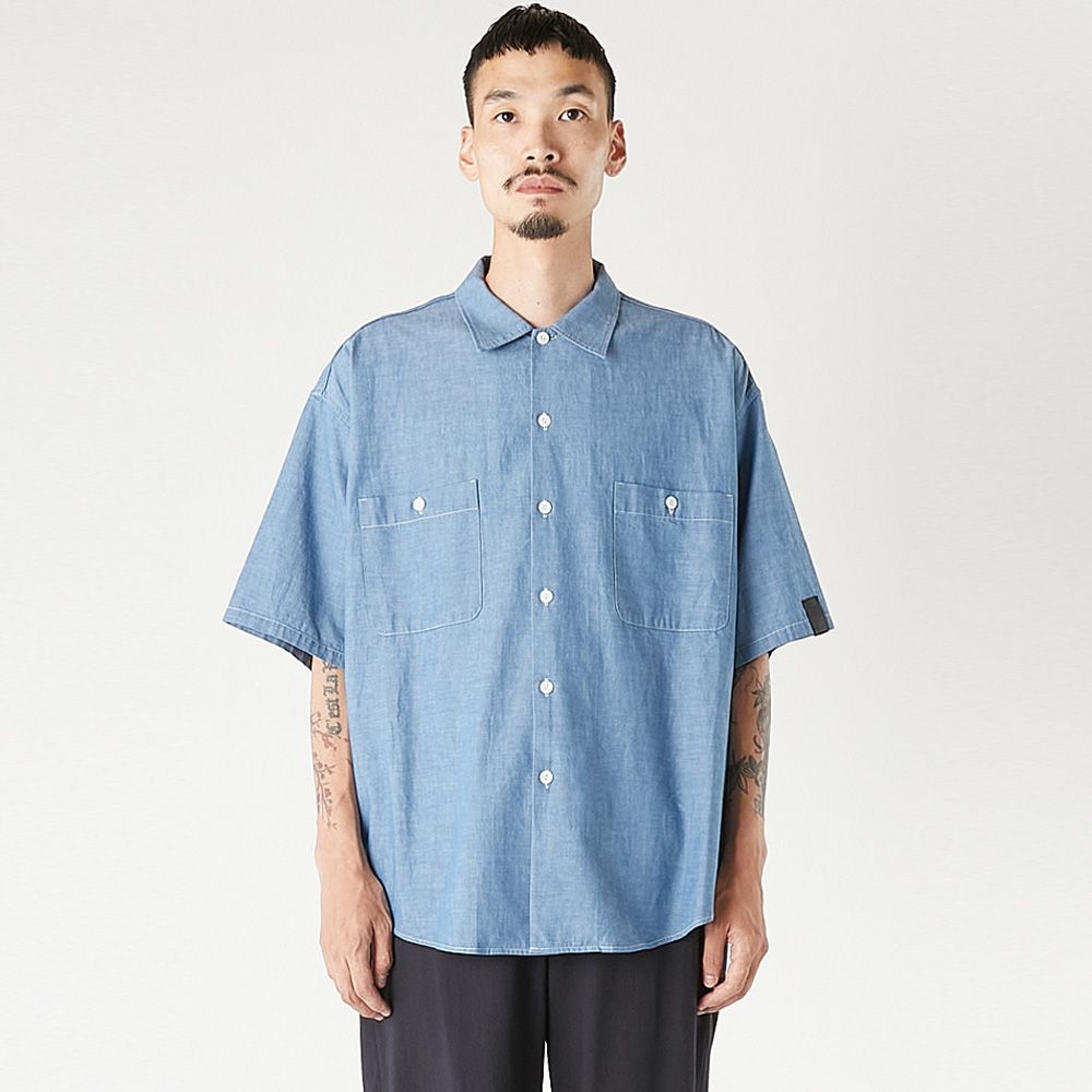 × BIG MAC /  HALF SLEEVE SHIRT - BLUE / 2261-SH60-027