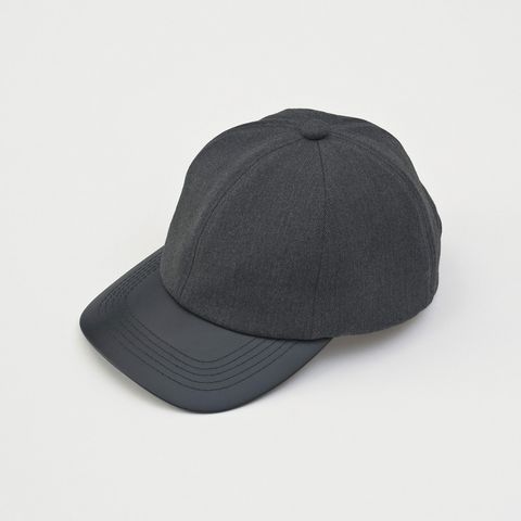 ×CA4LA / LEATHER B.B CAP - GREY / ベースボールキャップ / VTM-26-A-121