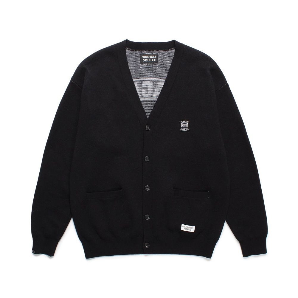 DELUXE - WACKO MARIA × DELUXE / CARDIGAN - BLACK / 24SDWM3000