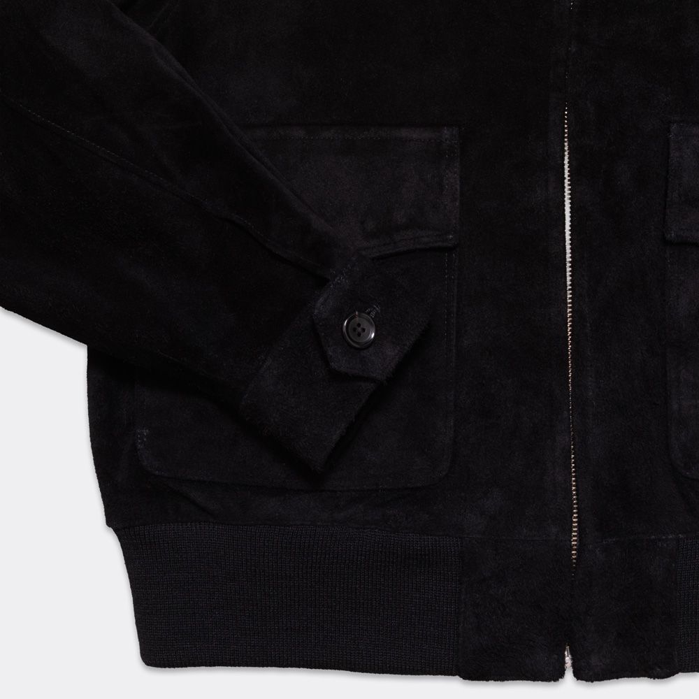 WACKOMARIA × STIE-lo × MINEDENIM / Suede Leather Jacket - BLK / MDSL-WM-BL01