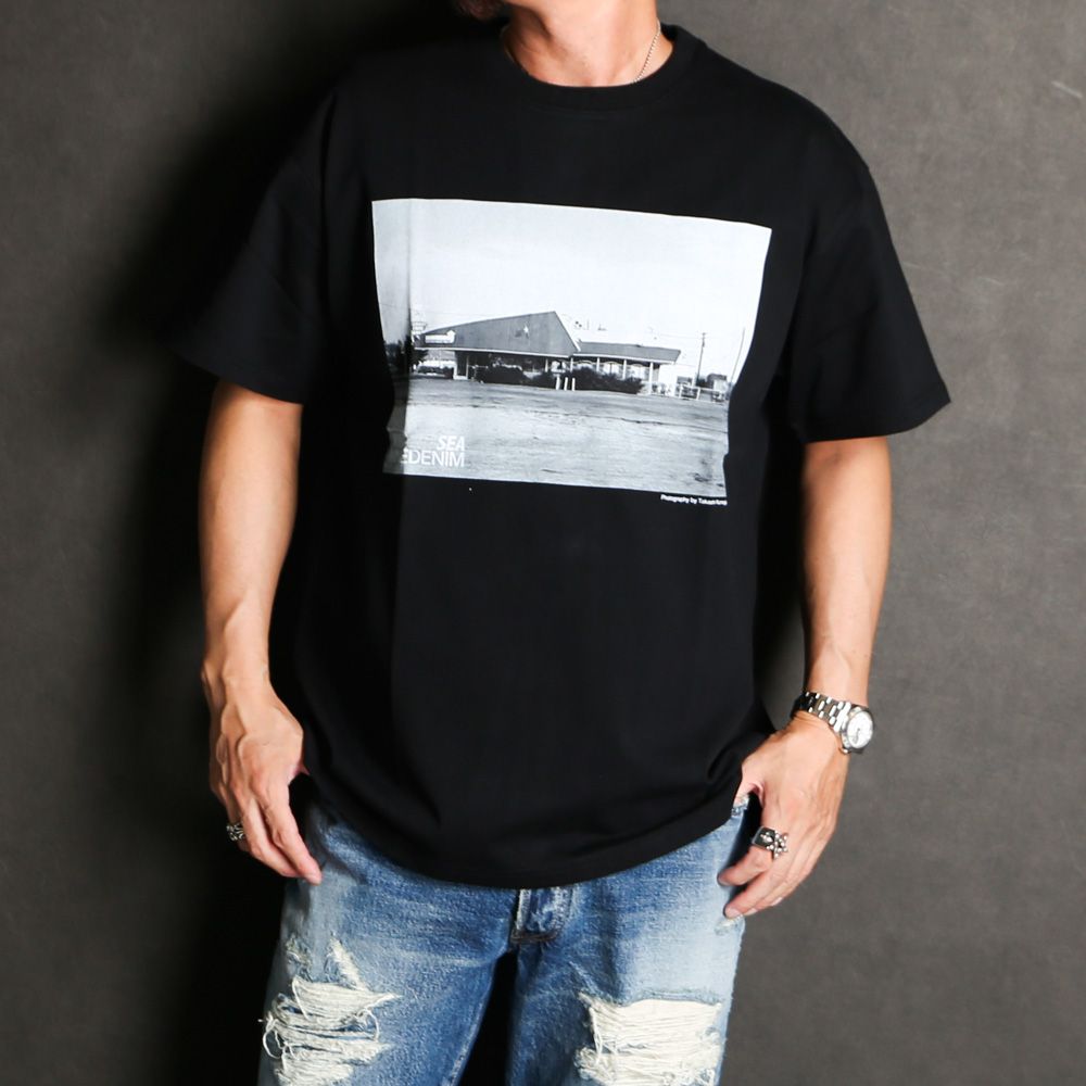 MINEDENIM - WINDANDSEA × MINEDENIM / Photo S/S Tee - BLK MINEDENIM - WINDANDSEA × MINEDENIM / Photo S/S Tee - BLK