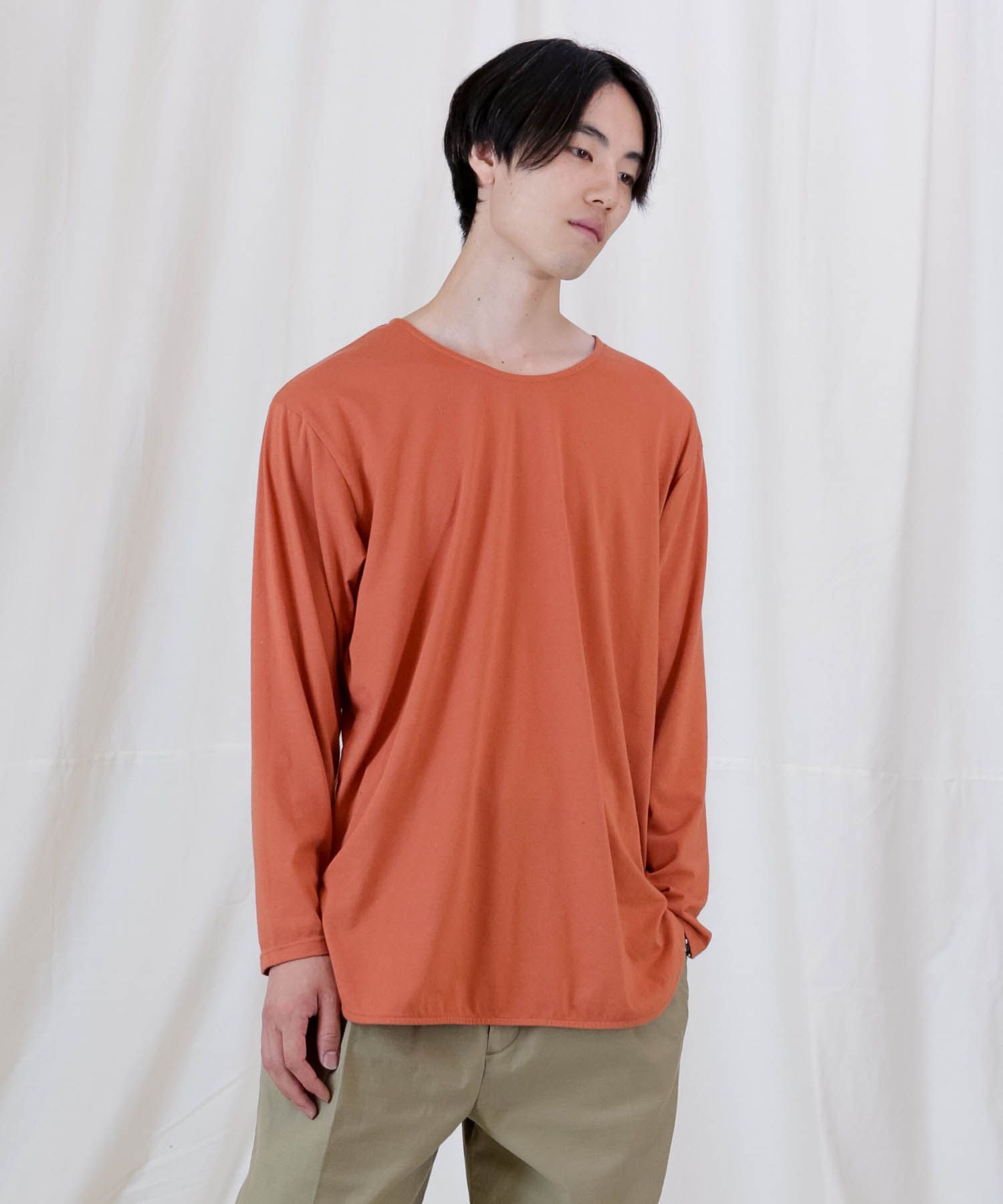 LAYERED LONG CS / レイヤード ロングカットソー / 179101