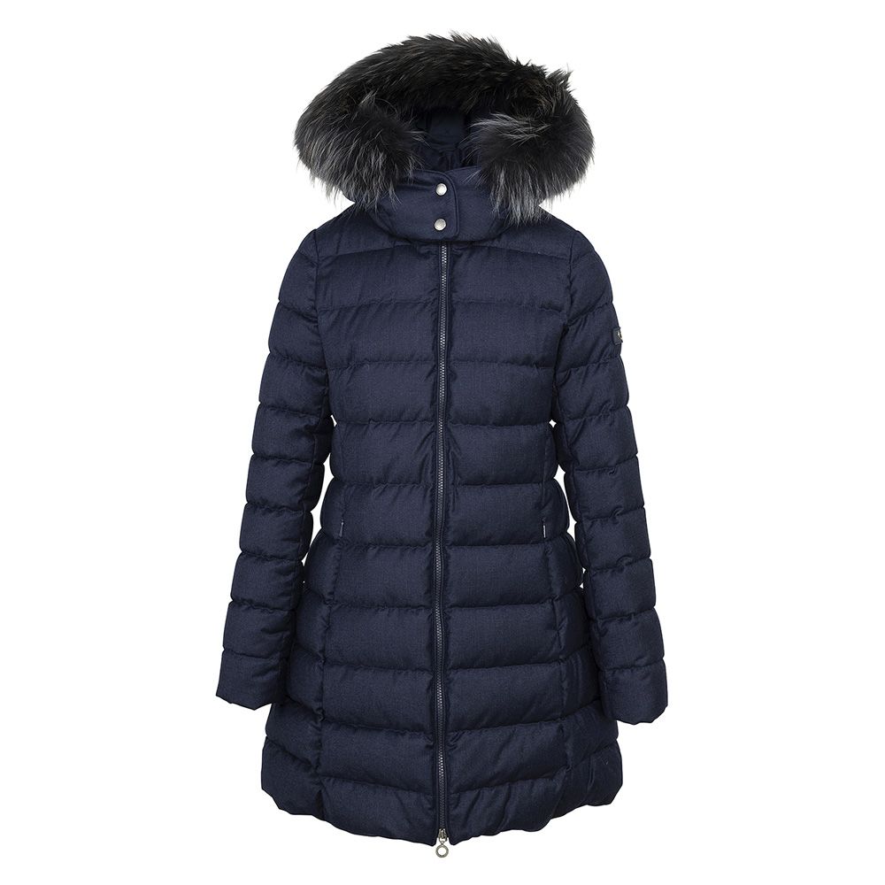 【レディース】 LAVIANA ラヴィアナ - NAVY / ミドル丈ダウンコート / LCKA0739013588