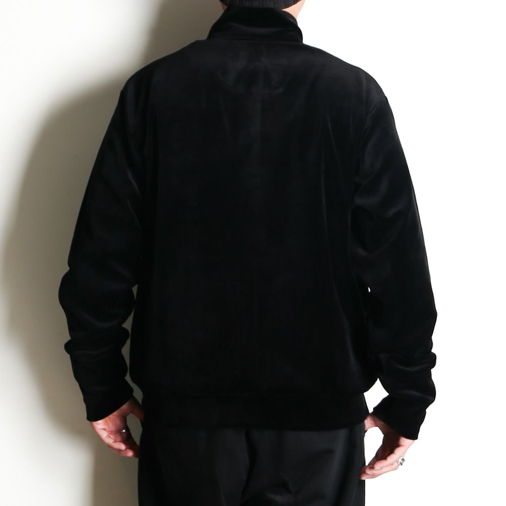 Full Zip Track Jacket - dark navy / オーガニッコットンベロア - フルジップトラックジャケット / M25C19CS01C