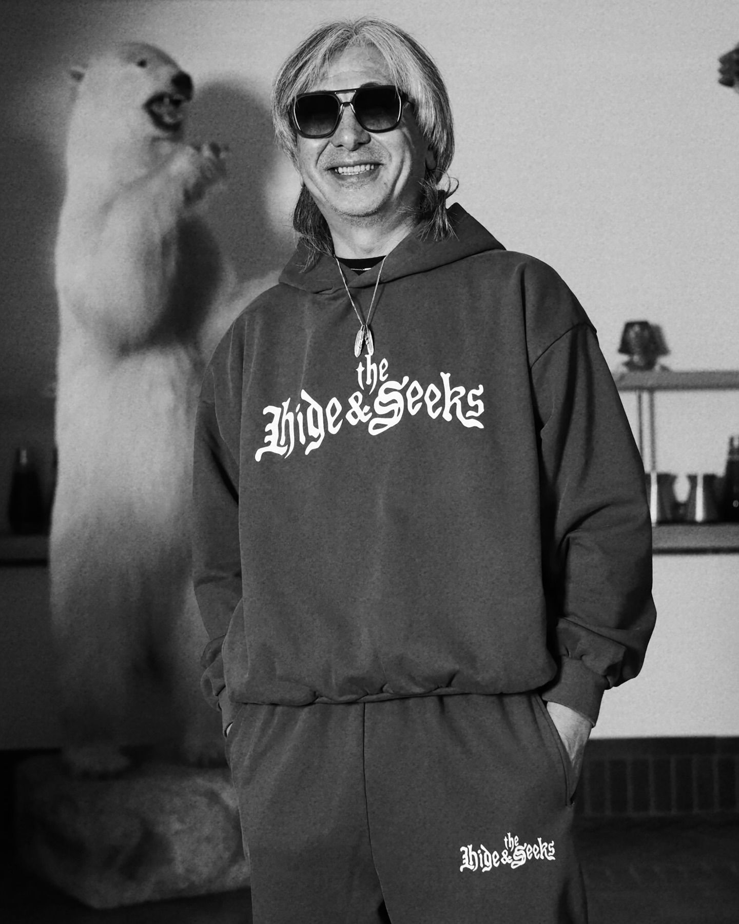 " HIDEANDSEEK × Toru Nishiura " / The H&S Sweat Pants - C-GRY / スウエットパンツ / H30th-010326