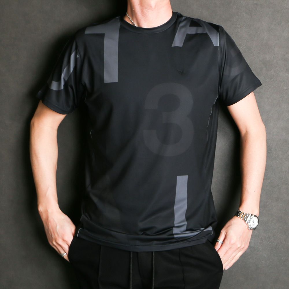 Rash guard S/S / ランダムロゴ ラッシュガードTシャツ / UST-21012
