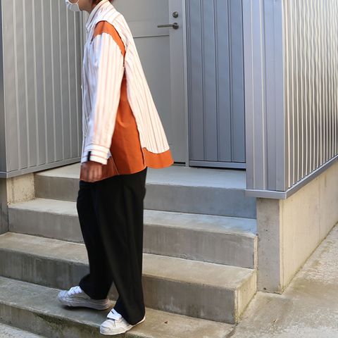 N.HOOLYWOOD×Maison MIHARA YASUHIRO×Iroquoisコーディネート(女性モデル173cm)