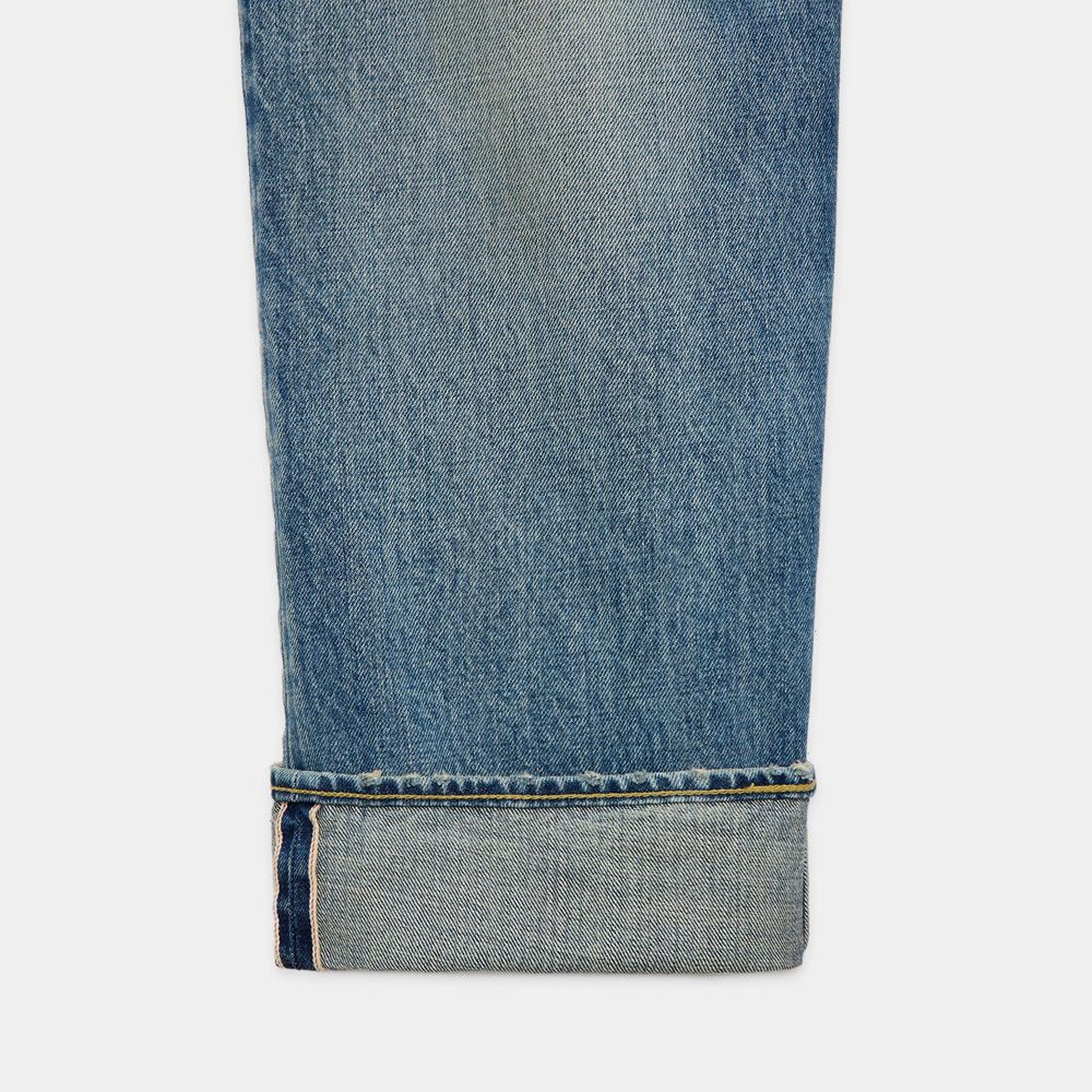 COCOON FIT JEANS - USED WASHED / オーガニックコットン 13.5oz セルビッチデニム - コクーンフィットジーンズ / M25C02PT02C