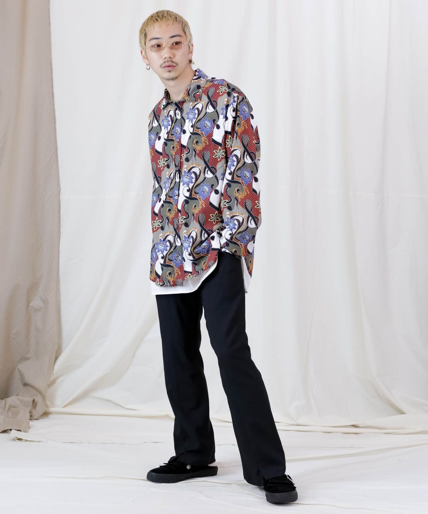 ROMANTIC-TONIGHT L/S SH / グラフィック シャツ / 379104