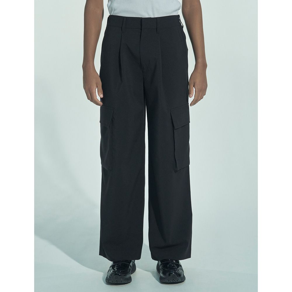 BUGGY CARGO SLACKS - BLACK / バギーカーゴスラックス / VTM-26-P-002