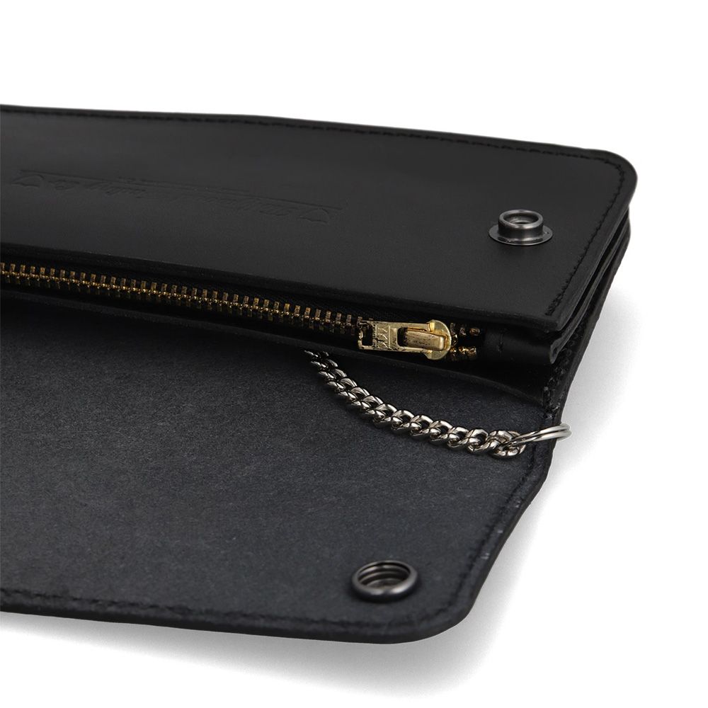 T-1 Wallet #Shield Biker Wallet W/Chain - Black / T-1 ウォレット / OTZWV500