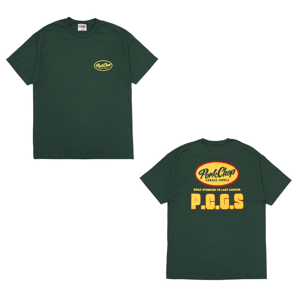 PORKCHOP - PCGS BLOCK TEE - WHITE / ショートスリーブTシャツ