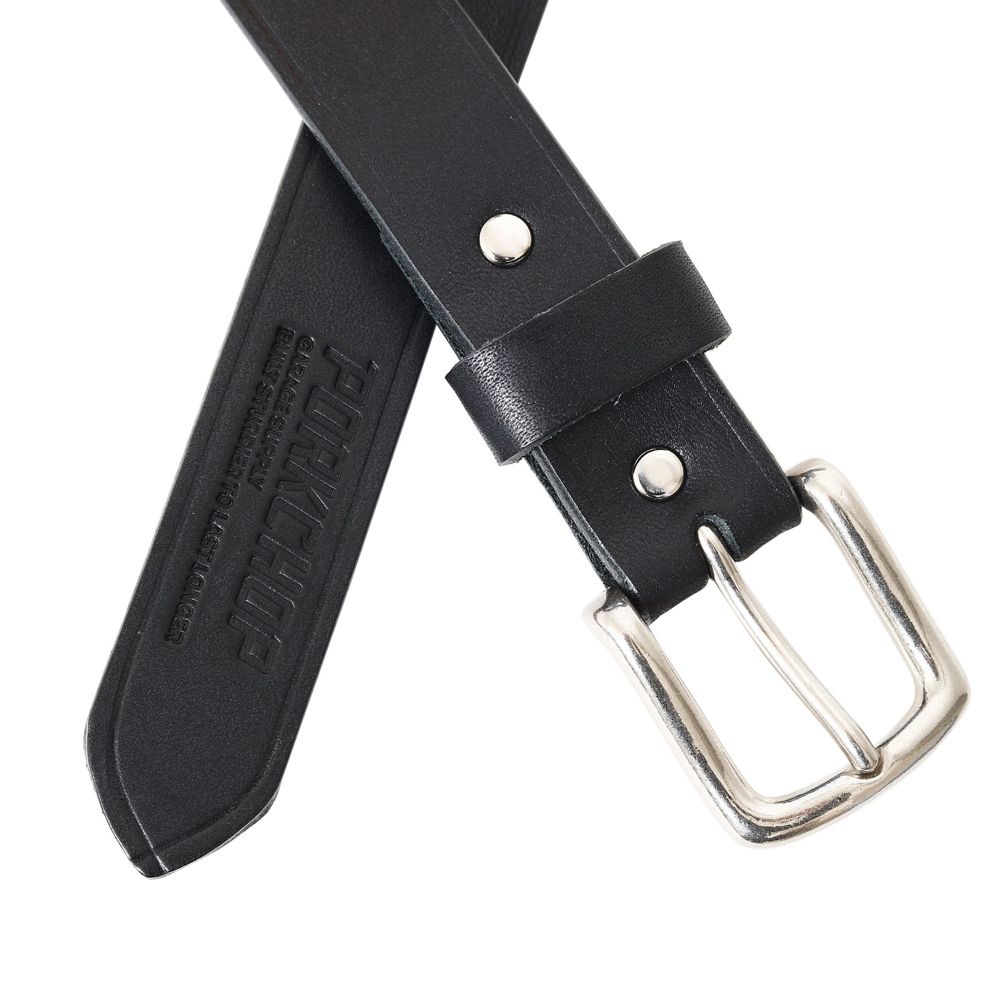 LEATER BELT 01 - BLACK / レザーベルト