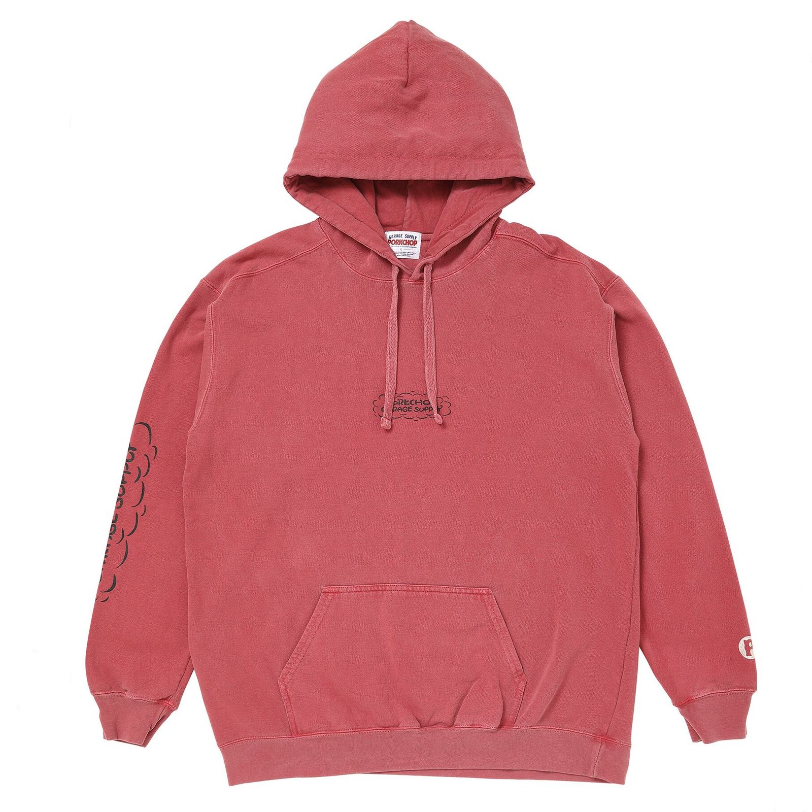 RUNNING LOGO HOODIE - CRIMSON RED / プルオーバーパーカー