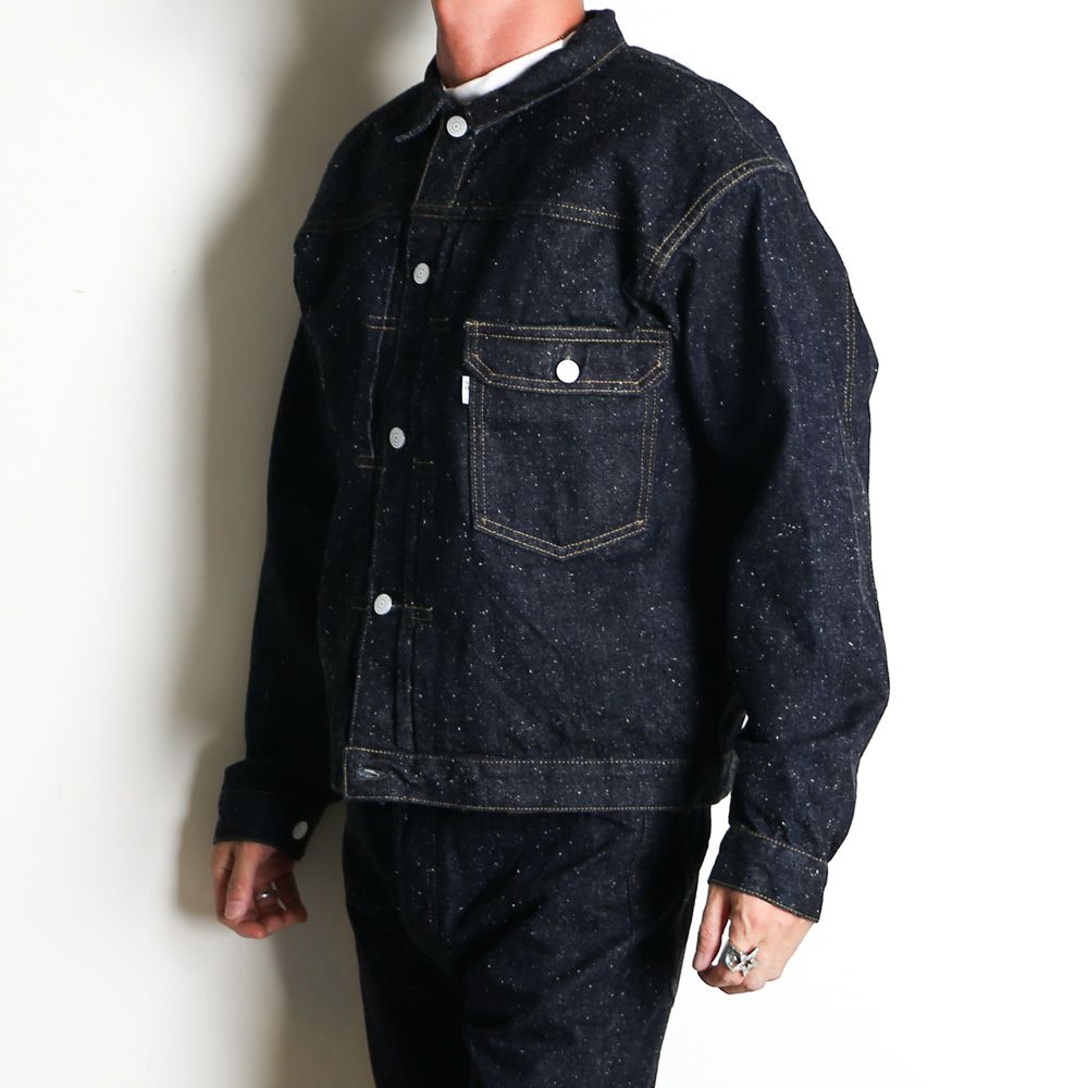 #001 T-BACK DENIM JACKET ONE-WASHED / JK-YY-0001