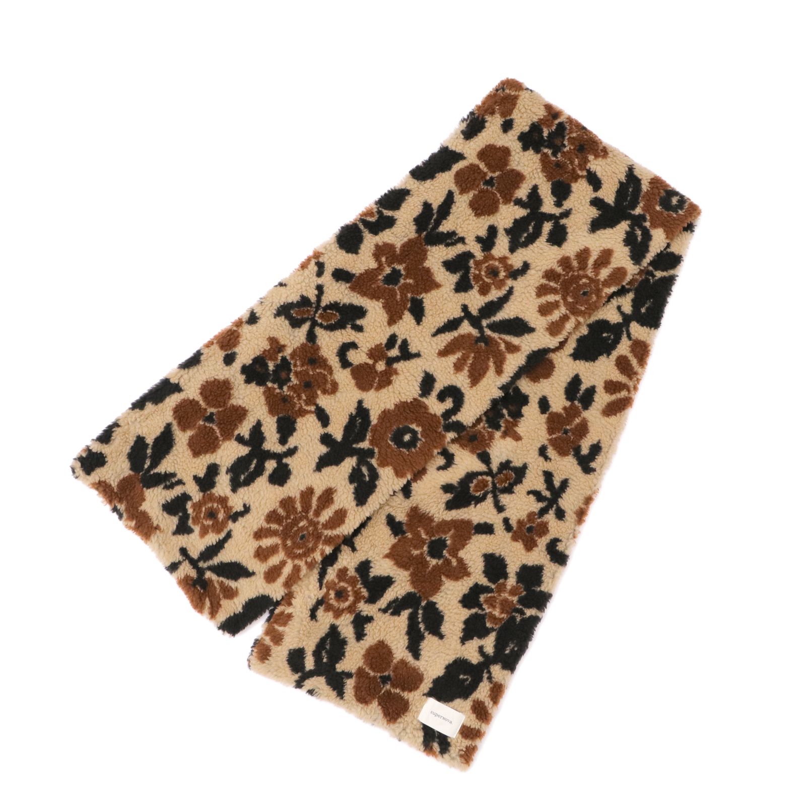 superNova. - Flower camo jacquard boa muffler / マフラー 