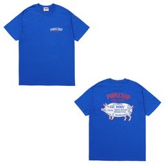 PORK BACK TEE - BLUE / ショートスリーブTシャツ
