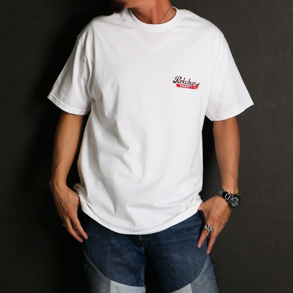 PCP LOGO TEE - WHITE / ショートスリーブTシャツ
