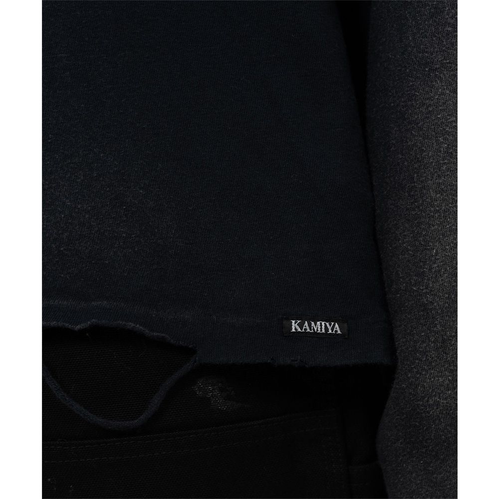 Distressed Light Weight Hoodie - BLACK / ライトウエイト フーディー / G15HD089