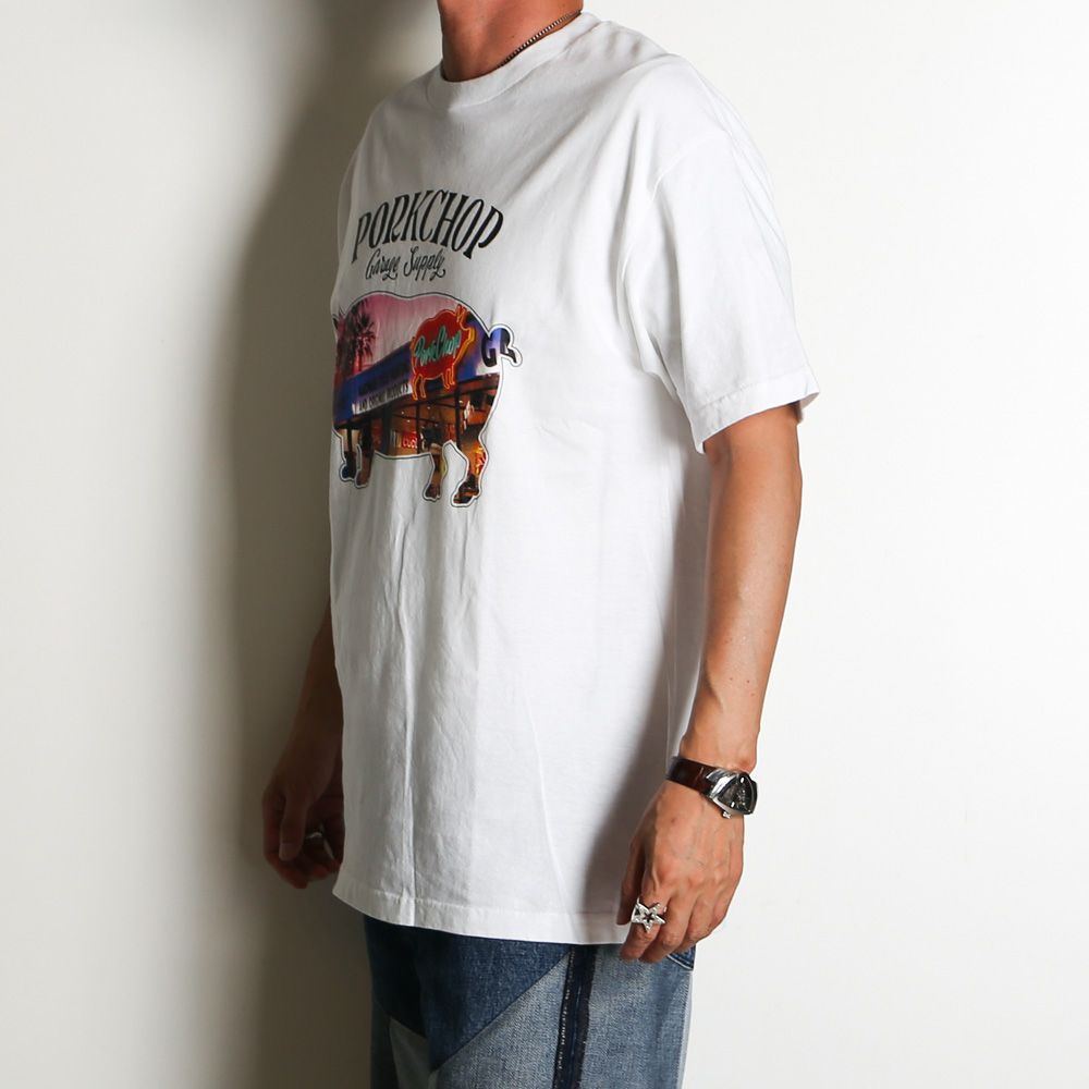 PCP STORE TEE - WHITE / ショートスリーブTシャツ