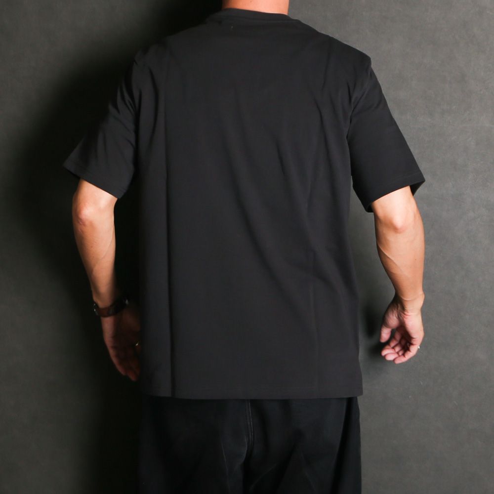 CREW NECK TEE - BLACK / 30/1オーガニックコットン空紡天竺 - クルーネックTee / M26B14CS02B