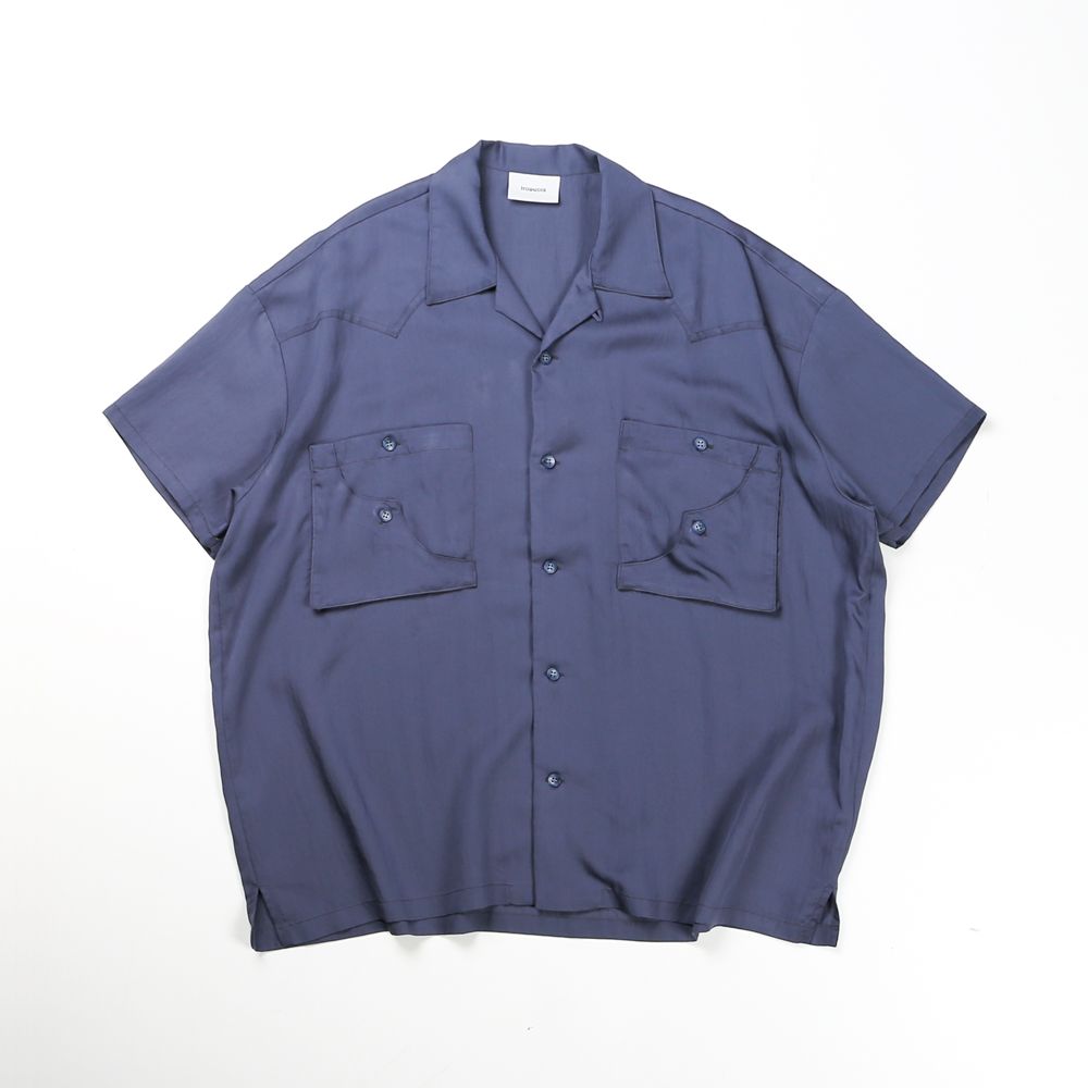 TE TWILL WIDE WESTERN H/S SH / ウエスタンヨーク ワイドシルエットシャツ / 379116
