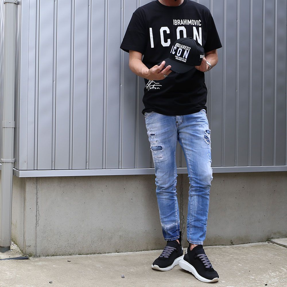 DSQUARED2 - ICON Tee / アイコン ロゴ Tシャツ / S79GC0024/S23009