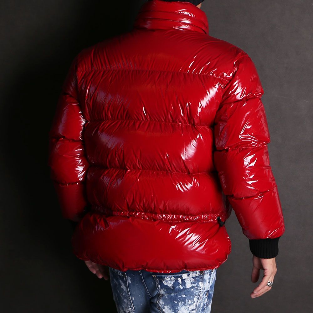 Dsquared2⭐︎ダウン　36m 100cm DSQUARED2 (ディースクエアード) 胸ロゴ フード フルジップ