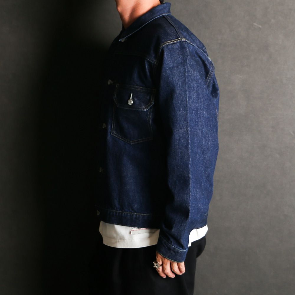 MASSES × Maison MIHARA YASUHIRO / DENIM JACKET ONE WASH MMY - INDIGO / セルヴィッヂデニム 1st型ジャケット / C15BL035