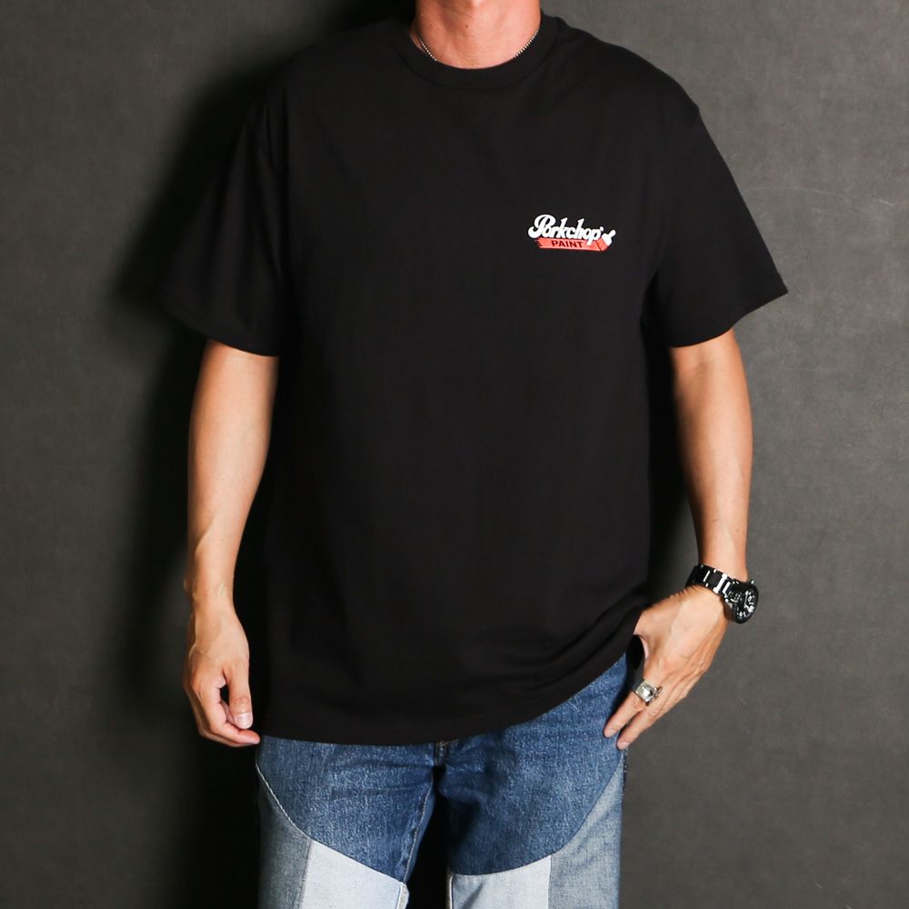 PCP LOGO TEE - BLACK / ショートスリーブTシャツ