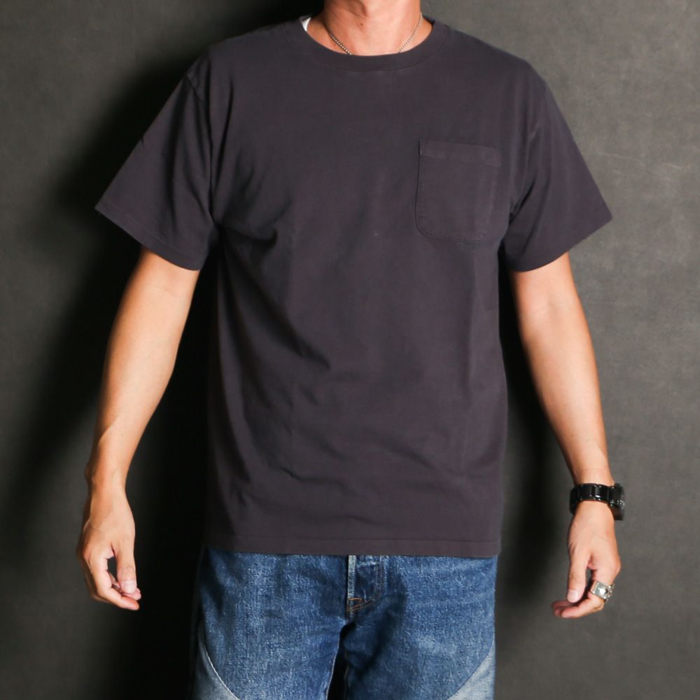 SD US Cotton Pocket T Vintage Wash - Black/ Tシャツ / TSOAB100