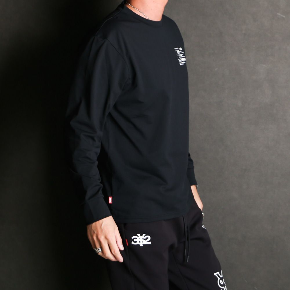 ICON GRAPHIC L/S TEE - BLACK / グラフィックTシャツ / 15045
