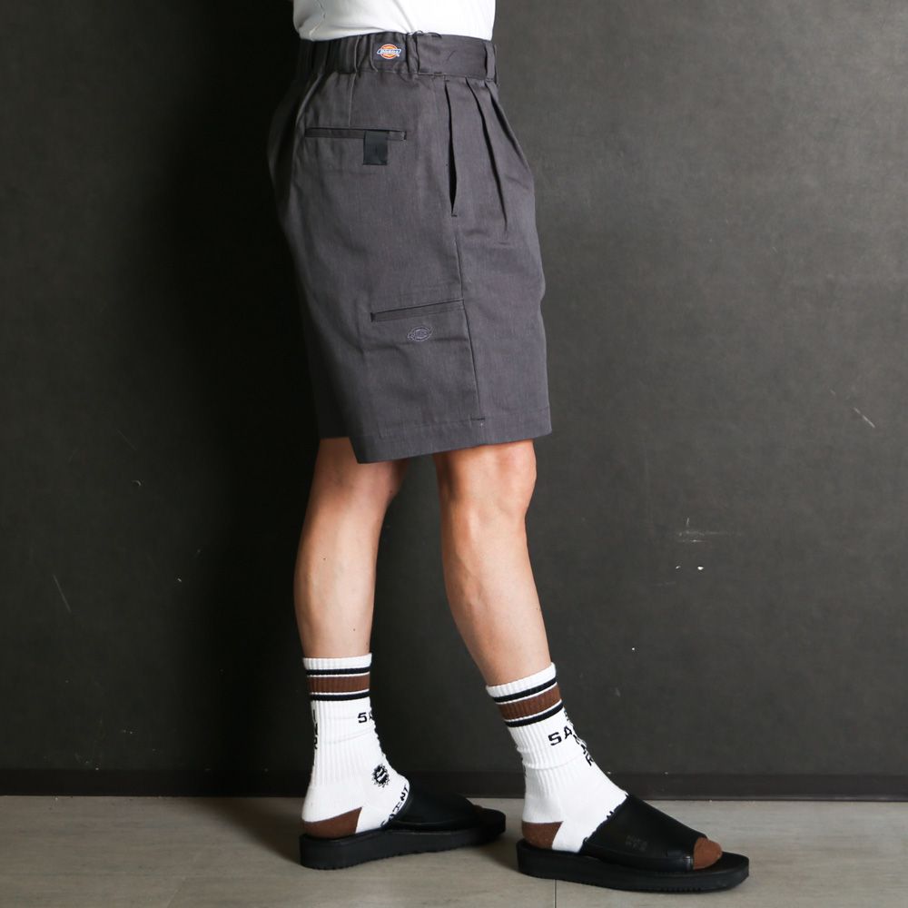 × DICKIES / 2TUCK HALF PANTS - T.GRAY / 2261-CP41-029