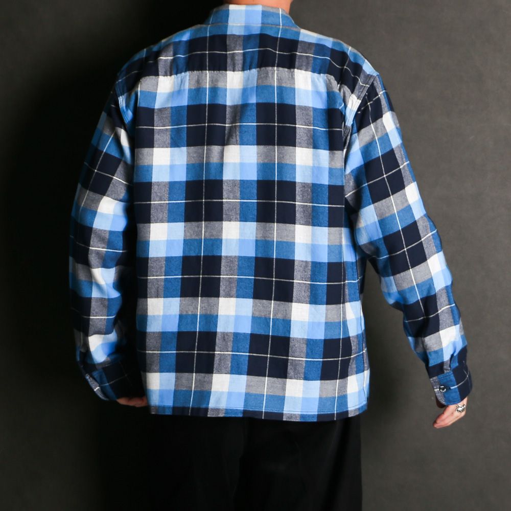 【ラスト1点-サイズL】 COTTON RAYON CHECK SHIRT / コットンレーヨンチェックシャツ / 25'RS-0306
