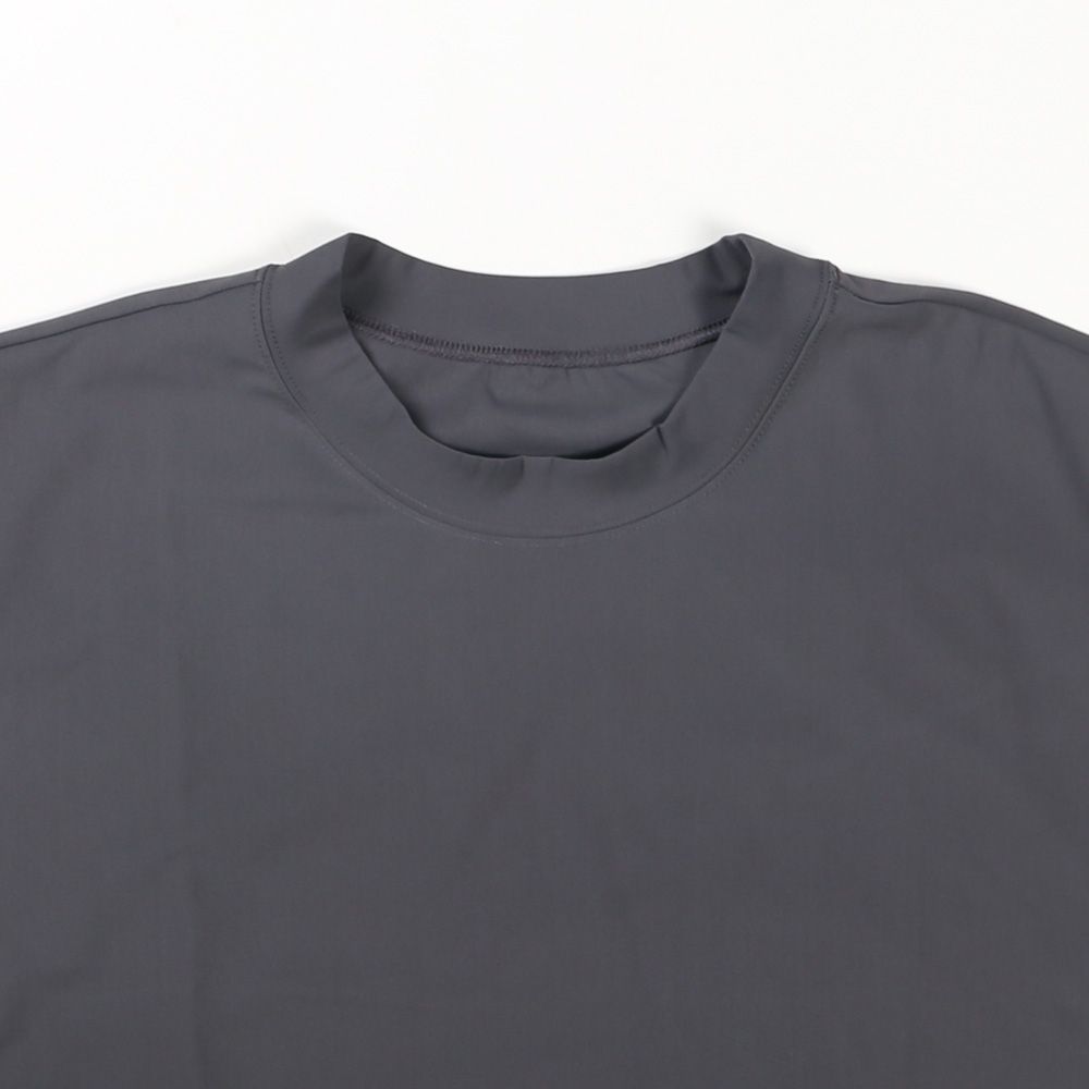 SIDE RC OVER TEE - GREY / オーバーサイズ ナイロンTシャツ / RC39-T-004