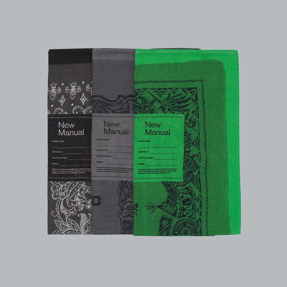 ”PACKS"3P BANDANA / 3色1セット バンダナ / 2026AW-GD7-YT-1