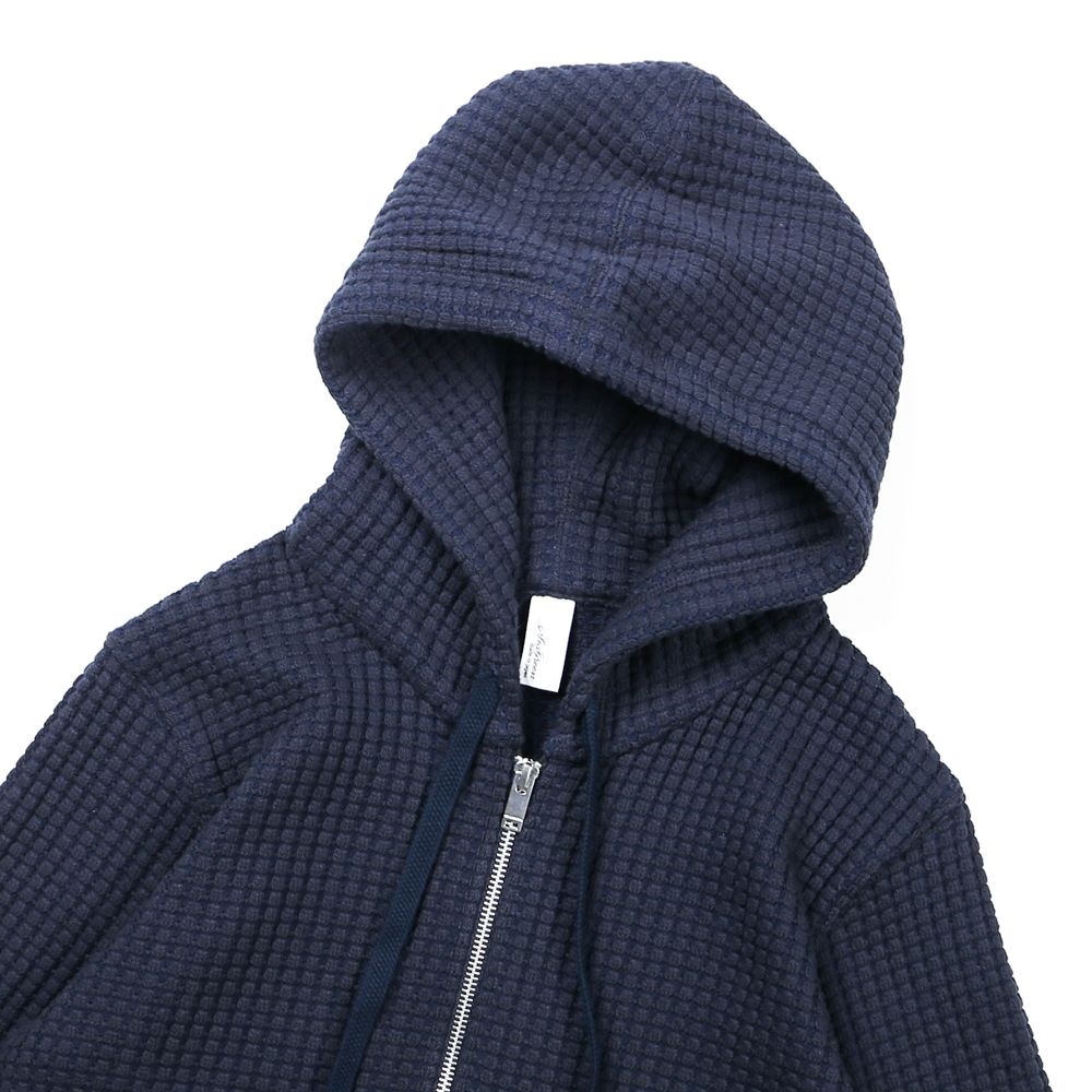 BIG WAFFLE Hoodie / ビッグワッフル ジップアップパーカー / MSEA21S0846-M
