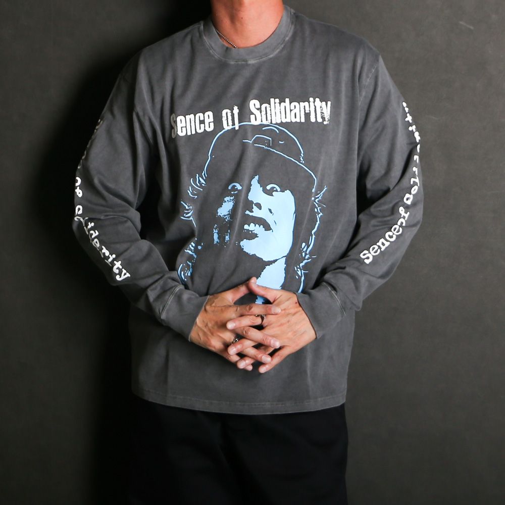 PIGMENT DYED L/S TEE - BLUE / ロングスリーブ Tシャツ / 26'RTC-0301