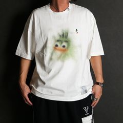 Leon Printed Tee - WHITE / レオン プリンテッド Tシャツ / J16TS861