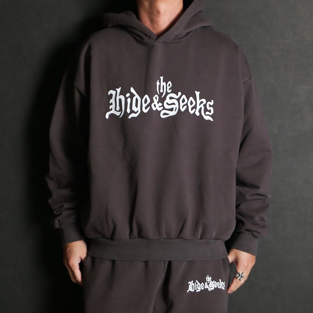 " HIDEANDSEEK × Toru Nishiura " / The H&S Hooded Sweat Shirt - C-GRY / プルオーバーパーカー / H30th-010226