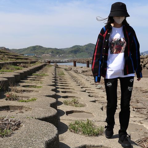 【VICTIM】【RATS】【MINEDENIM】【Maison MIHARA YASUHIRO】コーディネート(女性モデル167cm)