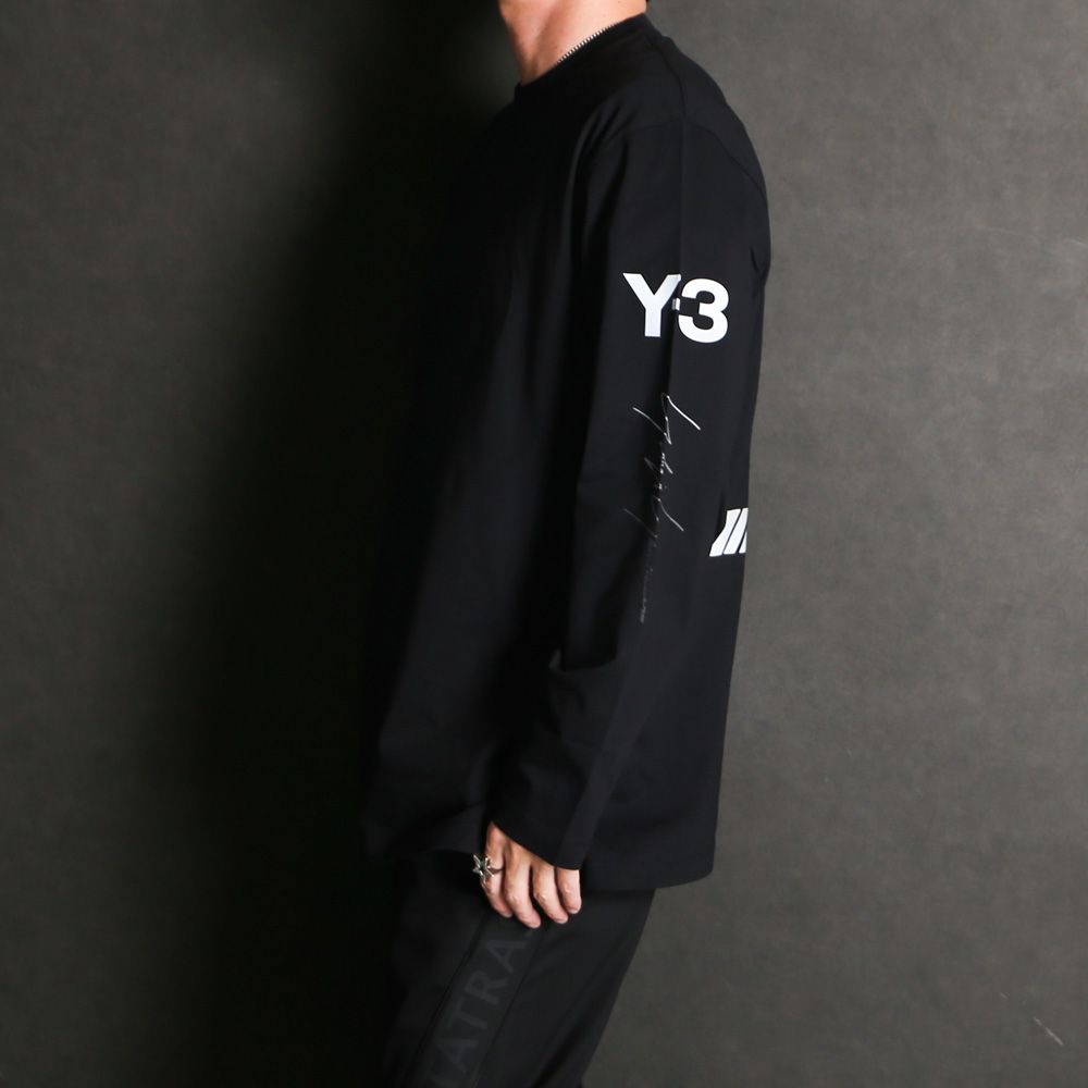 Y-3 MERCEDES-AMG PETRONAS FORMULA 1 TEAM CHAOS LOGO LONG SLEEVE TEE / Tシャツ / KR2372
