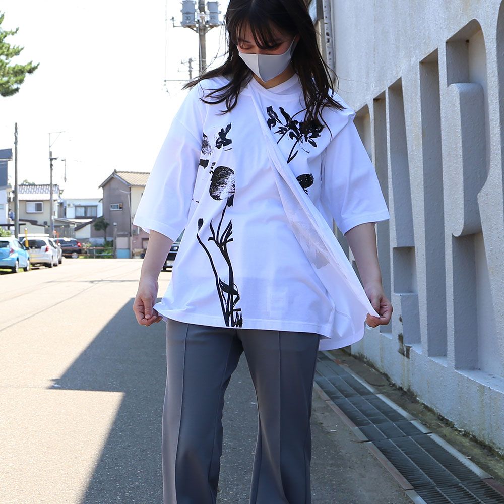 TAAKK×Maison MIHARA YASUHIROコーディネート(女性モデル167cm)