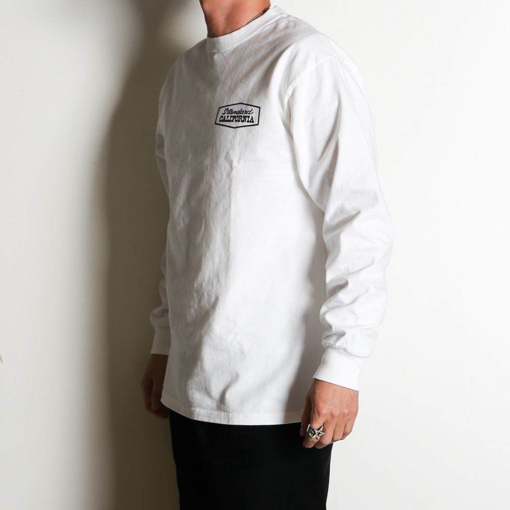 SD Heavyweight Stadium Logo Long Sleeve T - WHITE /  Tシャツ / TSOLB120