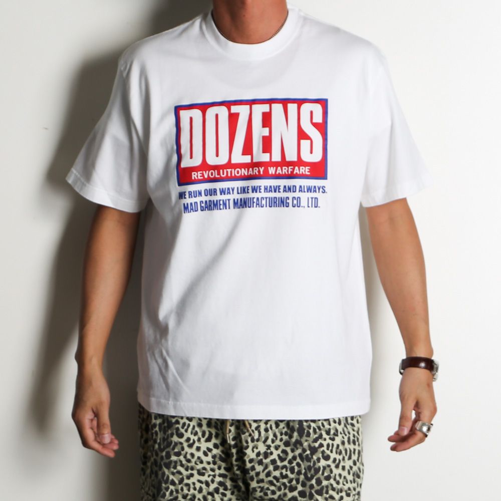 DOZENS TEE - WHITE / Tシャツ / 26'RT-0502