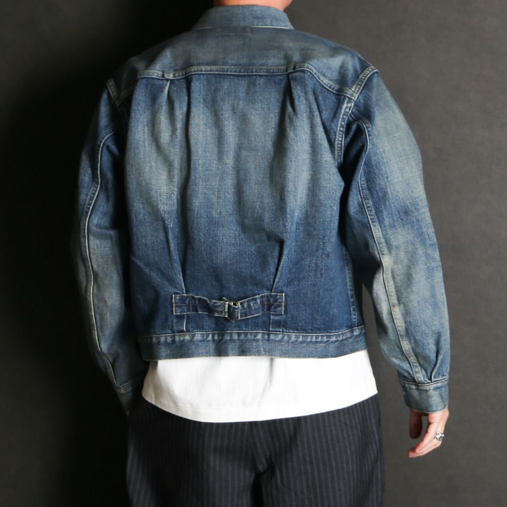 DENIM JACKET - INDIGO V.W / オーガニックコットン 13.5oz セルビッチデニム - TYPE-1 デニムジャケット / M26A10BL11C