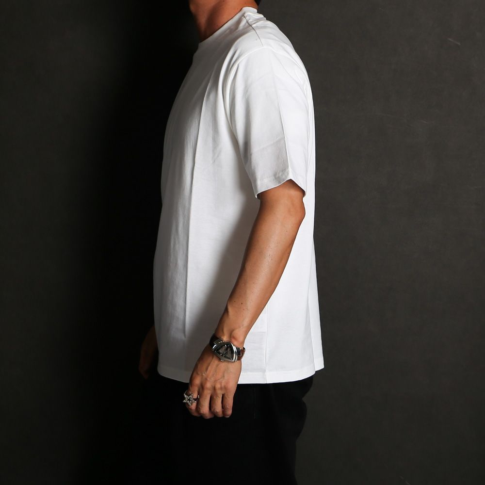 CREW NECK TEE - WHITE / 30/1オーガニックコットン空紡天竺 - クルーネックTee / M26B14CS02B
