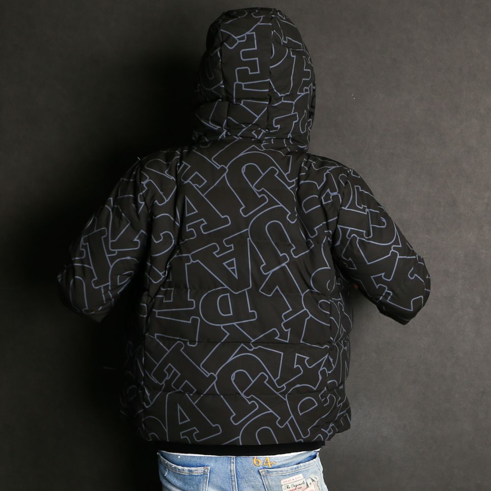 LETTERING DOWN JACKET / ダイアゴナルロゴ ダウンジャケット / USO-21042