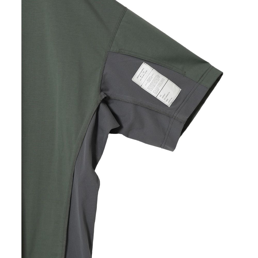 CREW NECK HALF SLEEVE T-SHIRT - GREEN / 9241-CS53-033